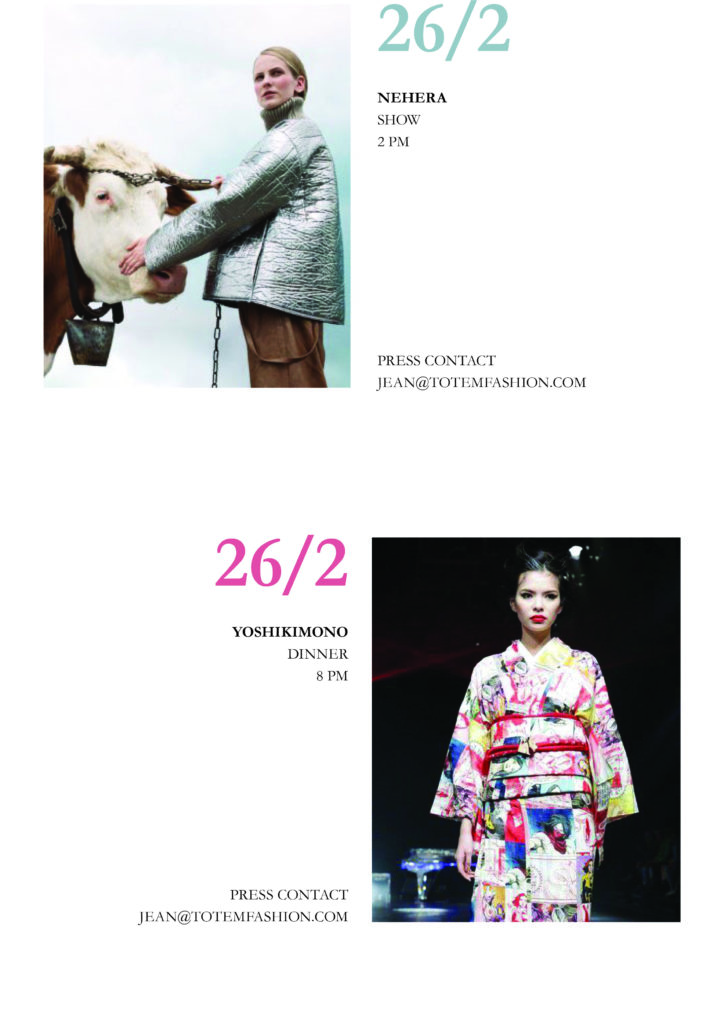 Women's Paris Fashion Week Schedule